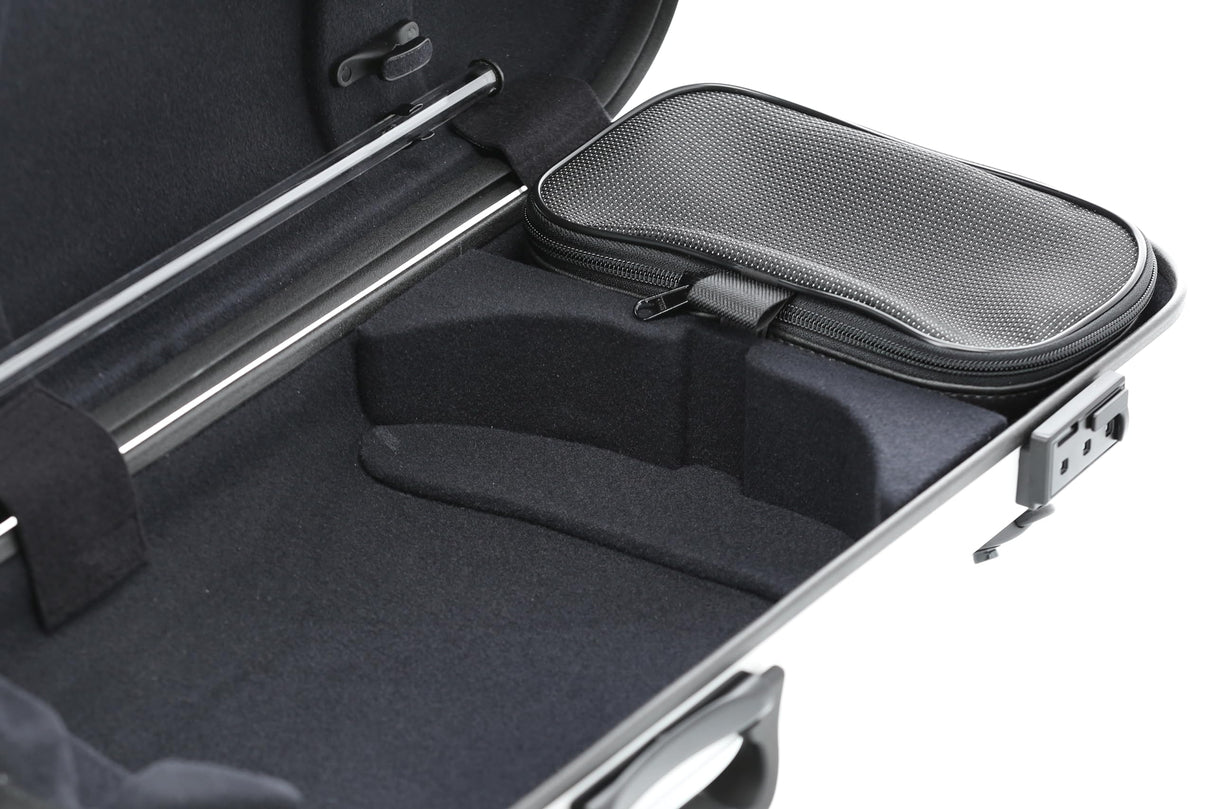 GEWA Funda para violín AIR 2.1 blanco mate, con mango lateral adicional, fabricado en Alemania