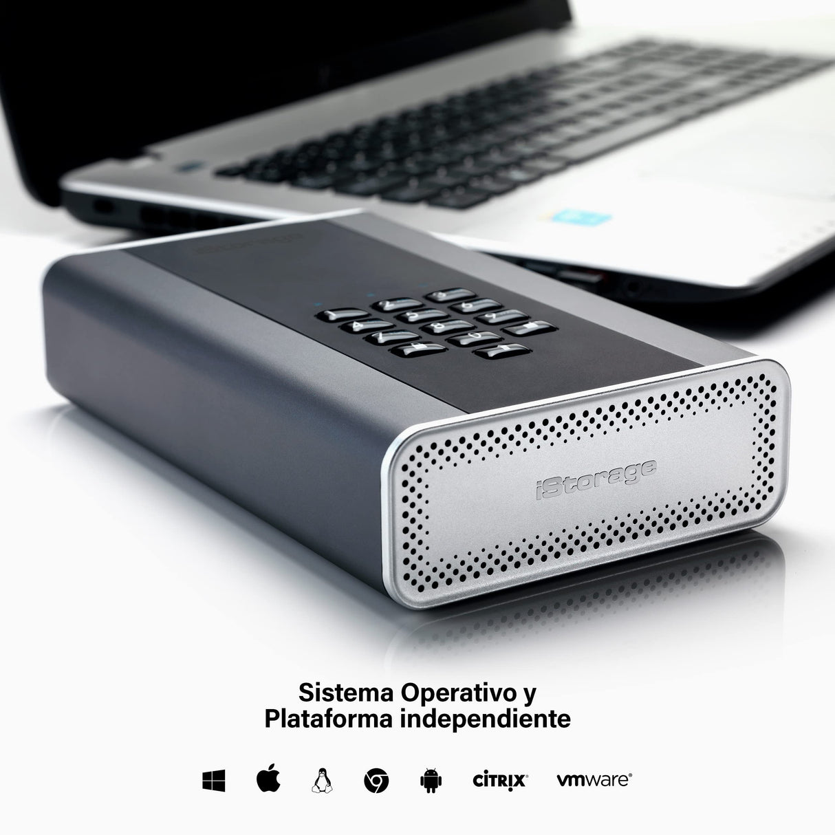 iStorage diskAshur DT2 18TB | Disco Duro de Escritorio | FIPS Nivel 2 | Cifrado de Hardware | Resistente al Polvo/Agua. IS-DT2-256-18000-C-X