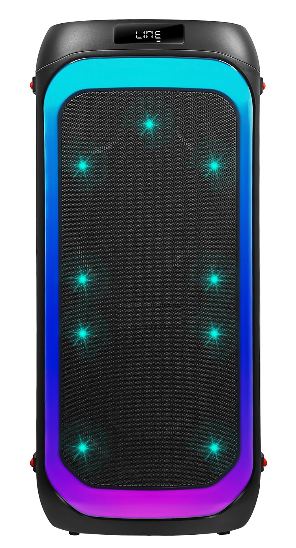 Altavoz portátil Bluetooth Zen Aero Potente de 350W, 10H de batería, luces LED RGB. Altavoz Grande con TWS, Aux in, USB, entrada de micrófono, y micrófono inalámbrico, con radio FM y con gran potencia