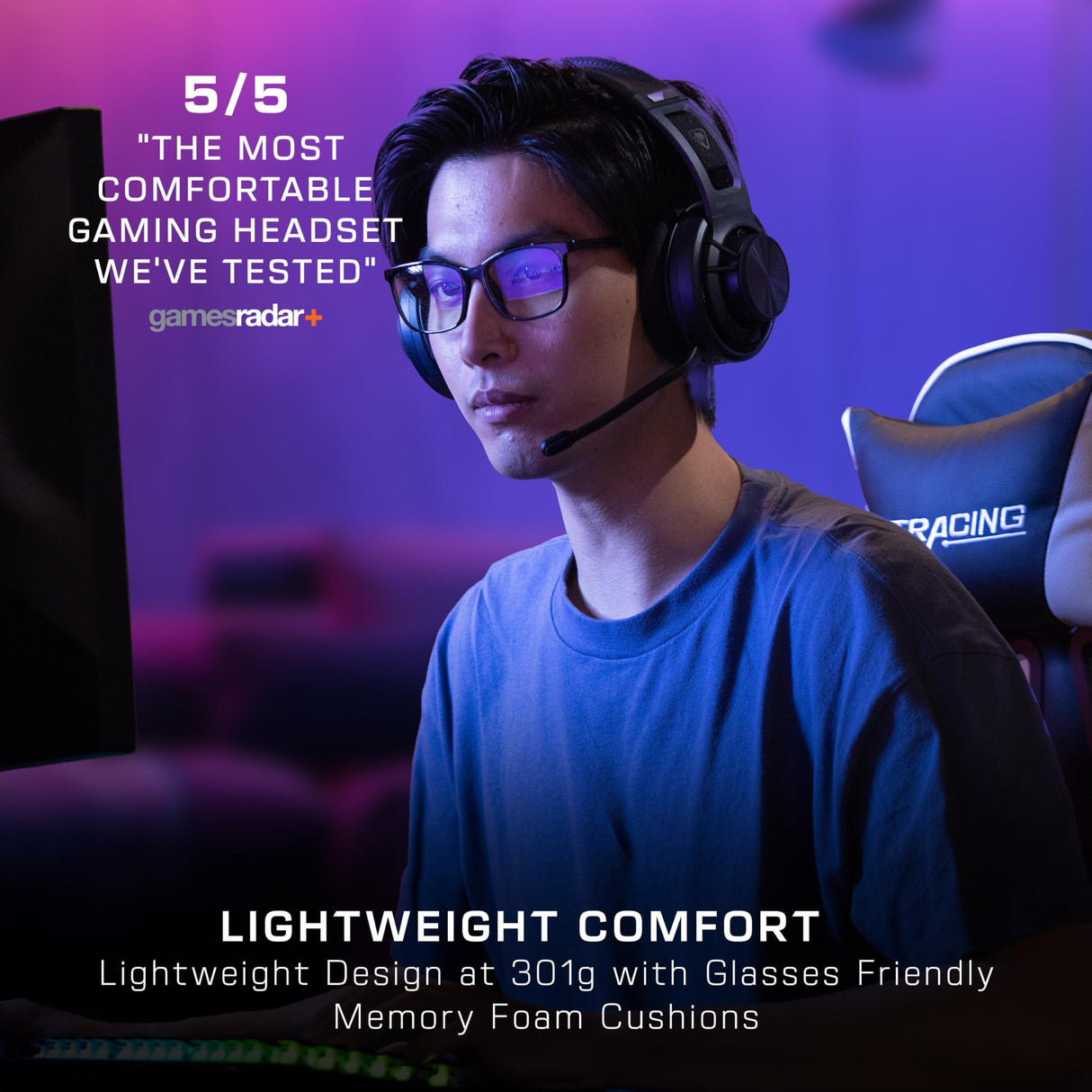 Turtle Beach Atlas Air Auriculares de Juego Abiertos Inalámbricos para PC, PS5, PS4 y Móviles equipados con Bluetooth