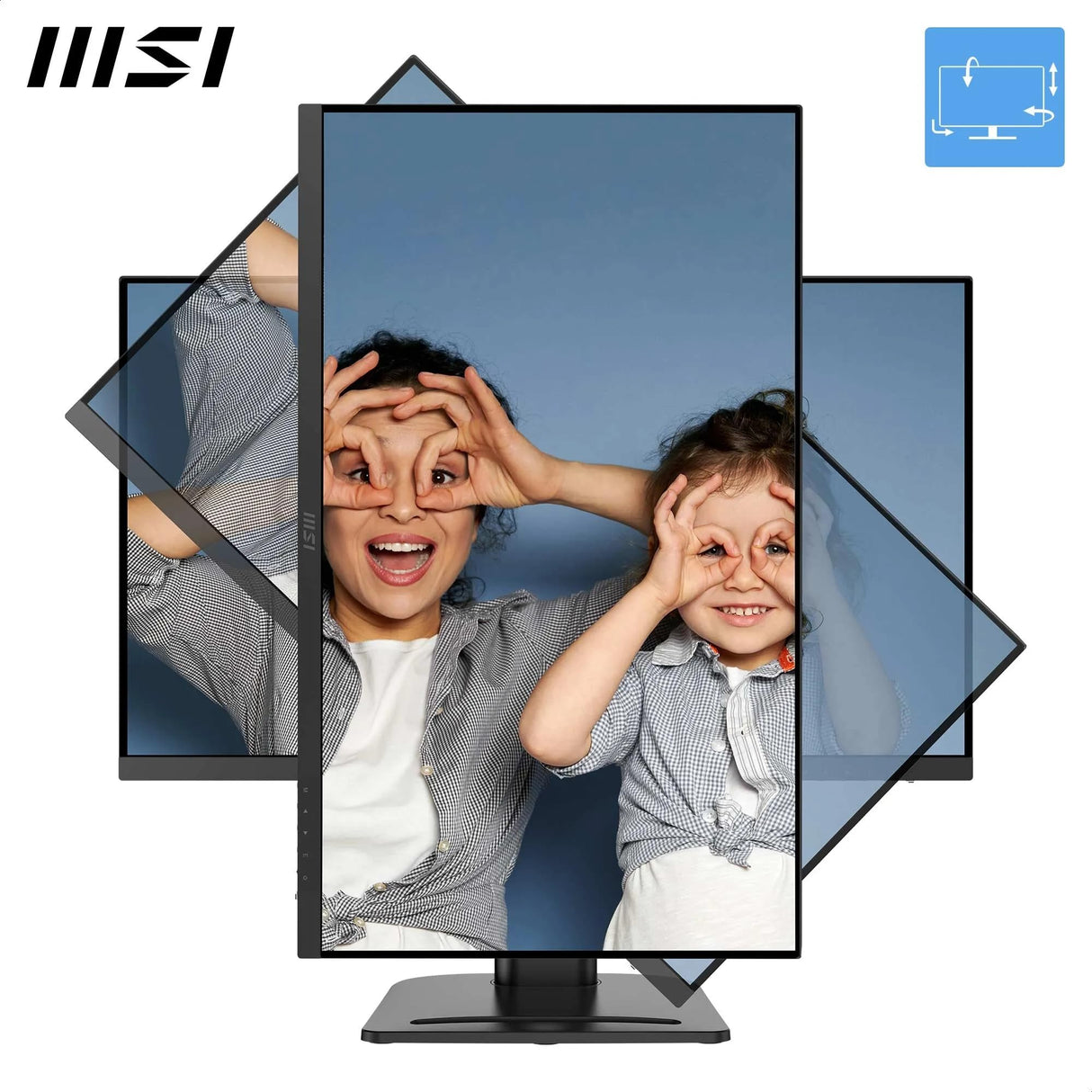 MSI Pro MP273QP E2 Monitor Profesional WQHD de 27", Panel IPS 2560 x 1440, 100Hz, 4ms, Panel IPS 2560 x 1440, 100Hz, 400 nits, Anti-Glare, Altavoces Integrados, Negro