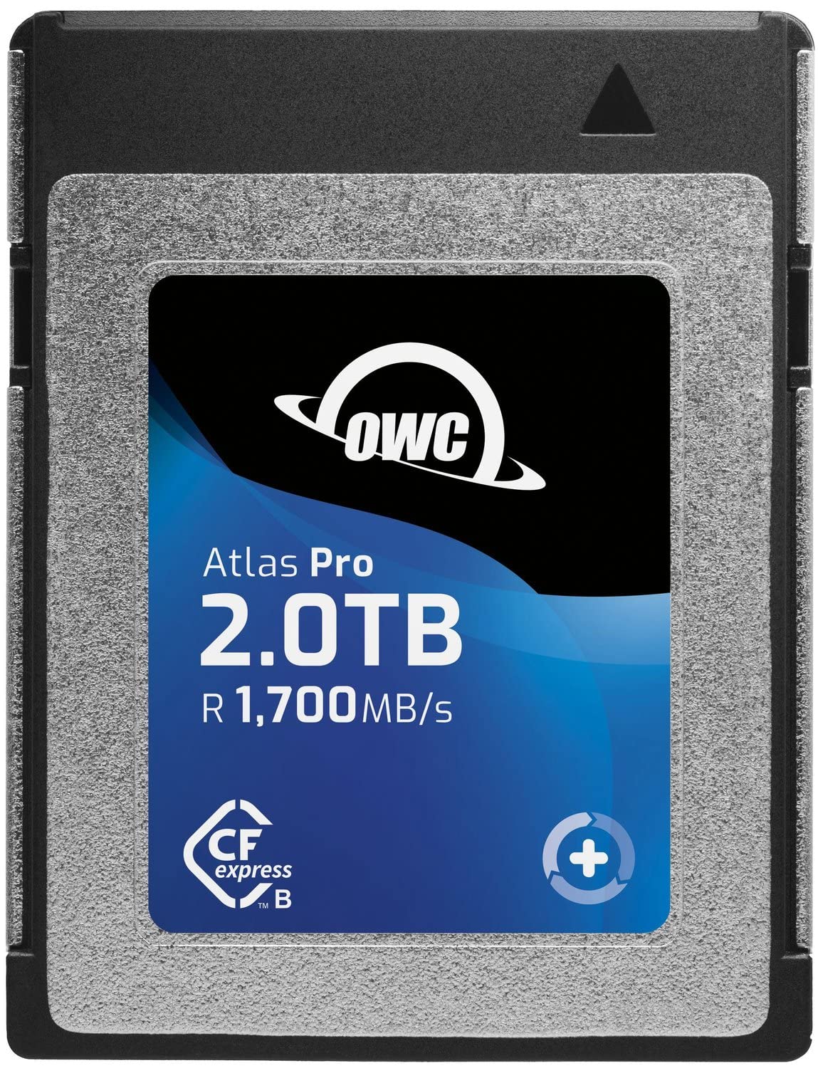 OWC Tarjeta CFexpress Tipo B Atlas Pro de Alto Rendimiento de 2.0 TB, Calidad Profesional, Alta Capacidad CFX con Imagen Raw súper rápida y Captura de vídeo de Calidad cinematográfica de hasta 8 K