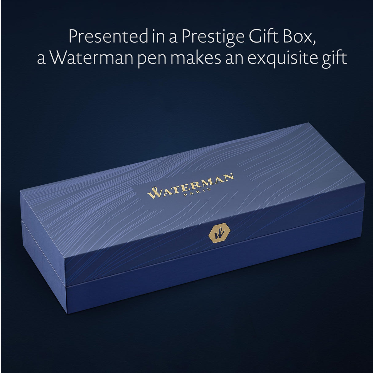 Bolígrafo Waterman Expert | Colección Opera | Negro y dorado | Estuche de regalo