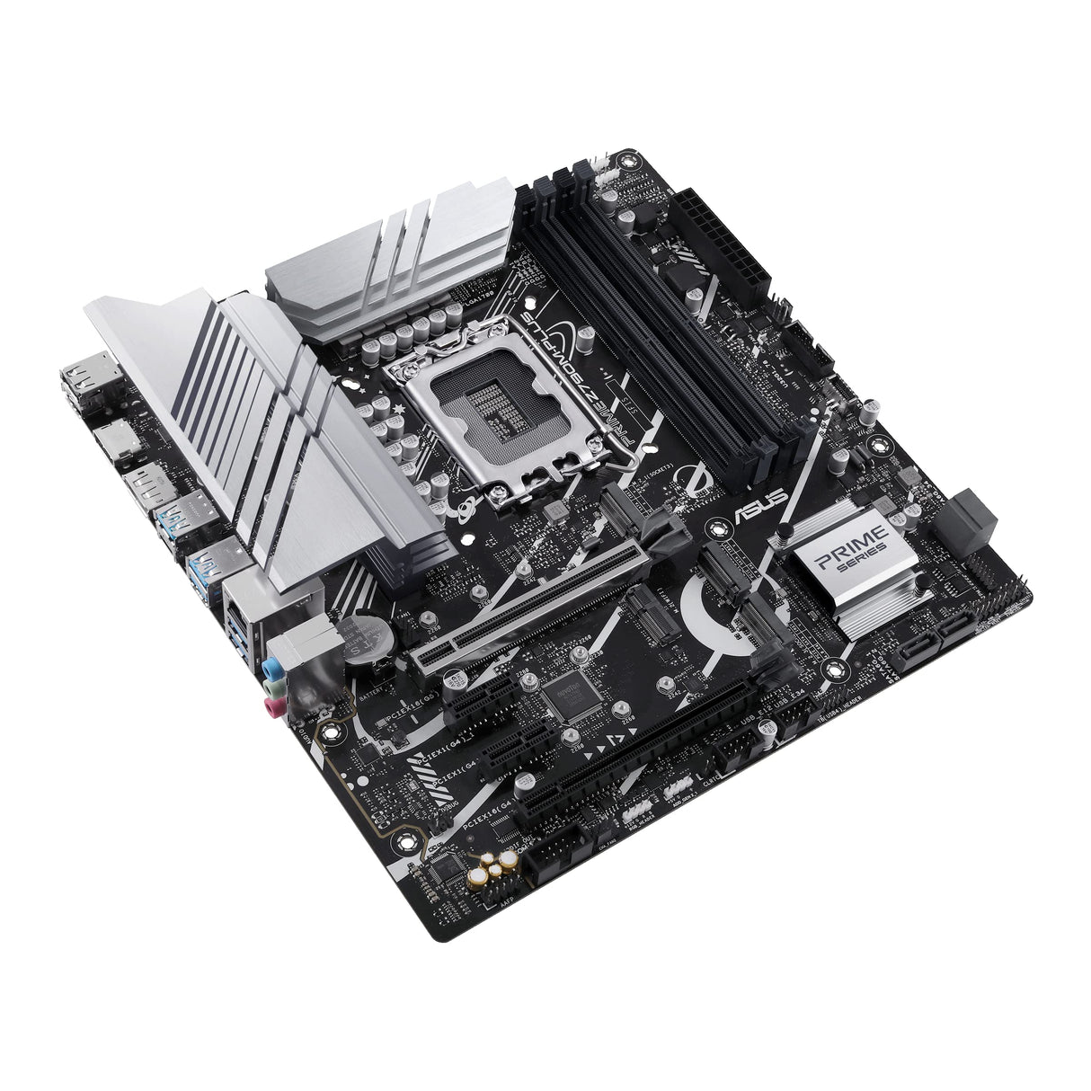ASUS Prime Z790M-Plus LGA 1700 (Intel 12ª y 13ª generación) microATX Placa Base (PCIe 5.0, 3 Ranuras M.2, 10+1 DrMOS, DDR5, 1 GB LAN, DP, USB 3.2 Gen2x2 Type-C, Frontal USB 3.2 Gen 1 Type-C,
