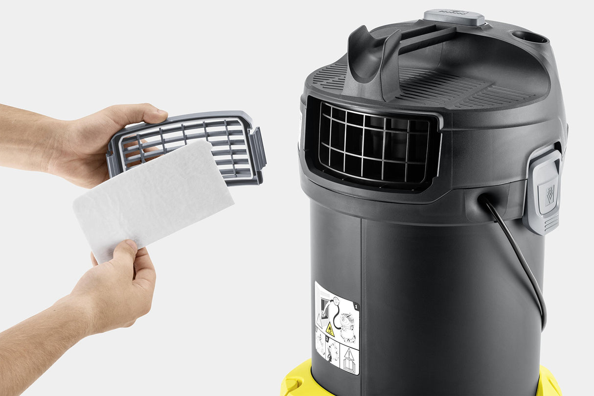 Kärcher 1.629-731.0 Aspirador seco AD4 PREM.600W 1Negro/ Amarillo, 600W