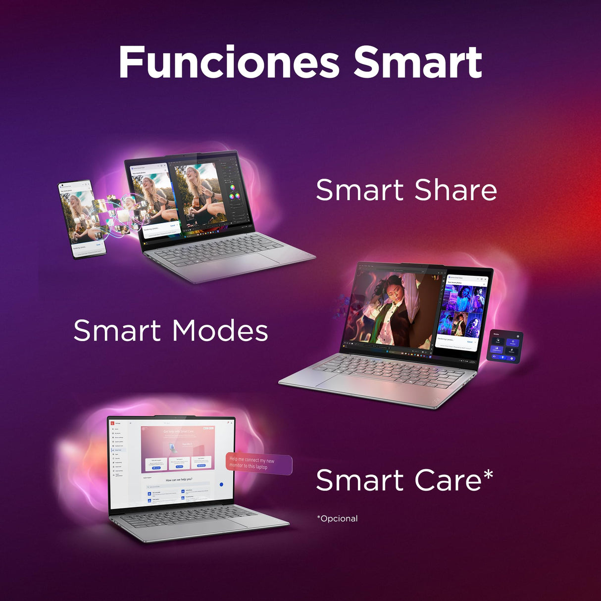 Lenovo Yoga Slim 7 Gen 10 – Ordenador Portátil IA Aura Edition - 14'' OLED (Intel Core Ultra 7 258V, Intel AI Boost 47 Tops, 32GB RAM, 1TB SSD, Win11 Home, Wi-Fi7, Copilot+ PC) QWERTY Español, Gris