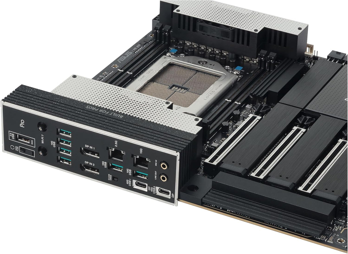 ASUS PRO WS TRX50-SAGE WIFI A - Motherboard - SSI CEB - Socket sTR5 - AMD TRX50 Chipsatz - USB4, USB 3.2 Gen 2, USB 3.2 Gen 1, USB-C 3.2 Gen 2x2 - 10 Gigabit LAN, 2.5 Gigabit LAN, Wi-Fi 7, Bluetooth
