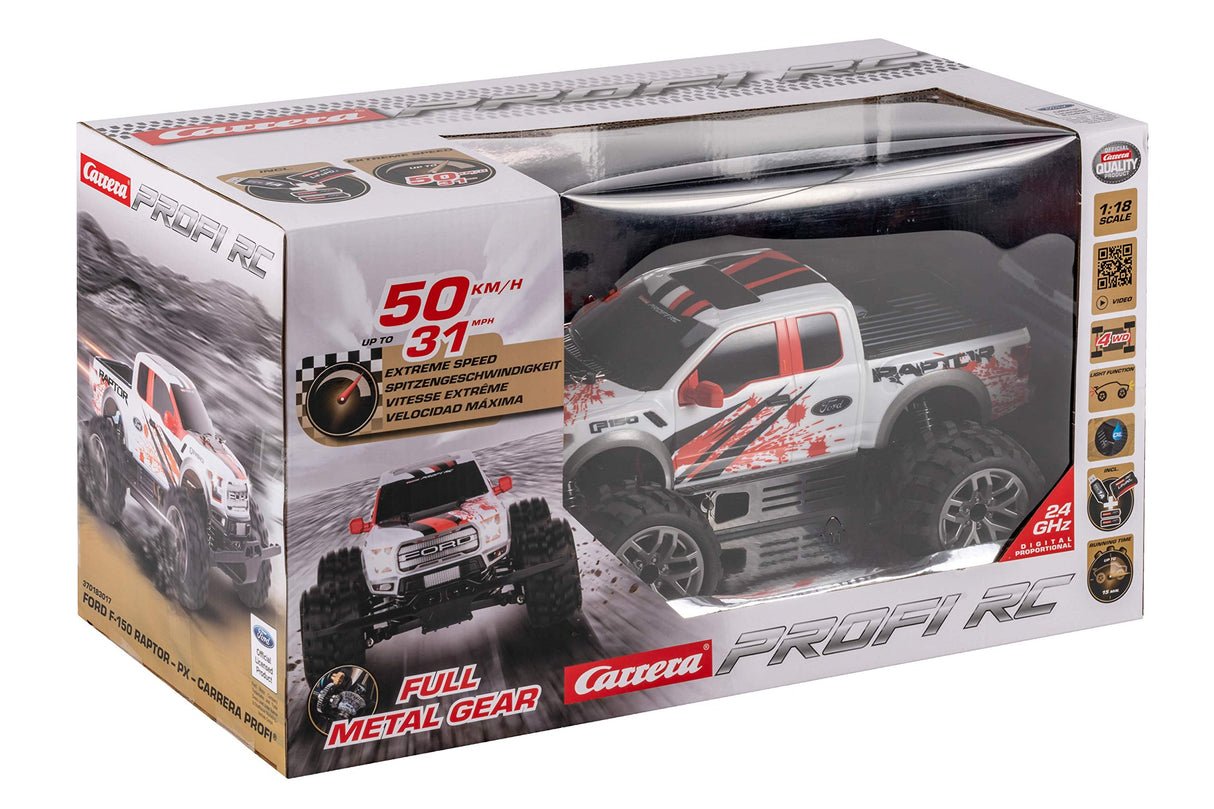 Carrera - 370183017 RC - Ford F-150 Raptor Coche, Multicolor