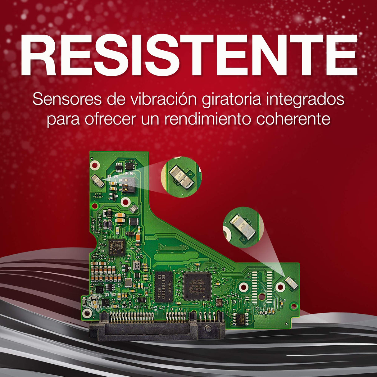 Seagate IronWolf, 12TB, NAS, Disco duro interno, HDD, CMR 3,5" SATA 6GB/s, 7200 RPM, caché de 256 MB para almacenamiento conectado a red RAID y 3 años Rescue Services (ST12000VN0007)