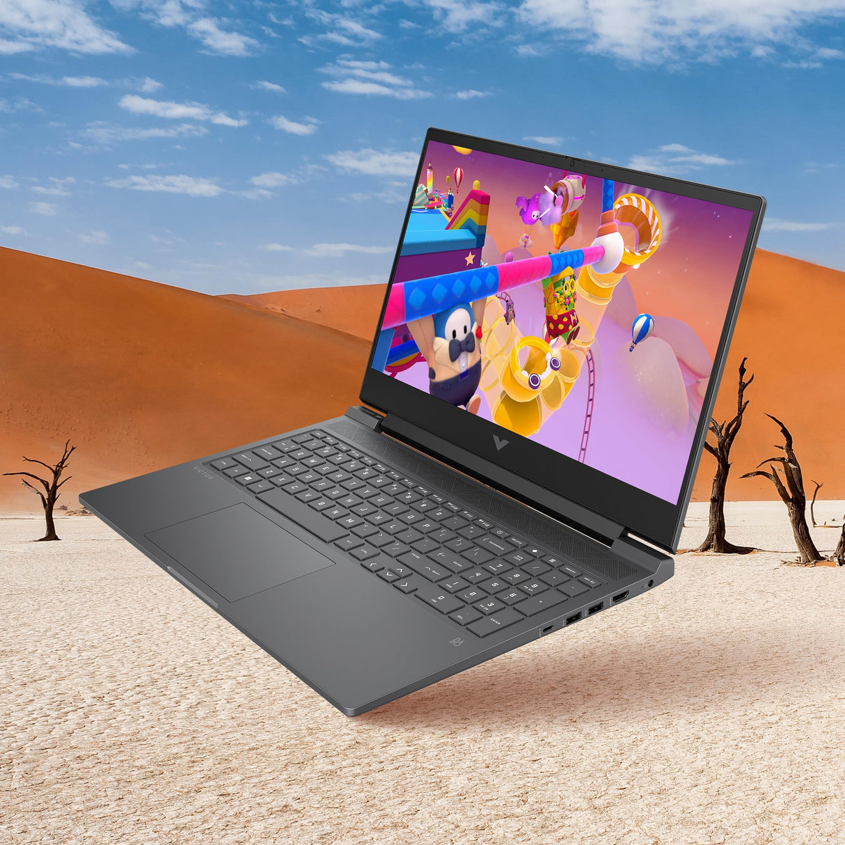 HP Victus Gaming Laptop 16-s0645nd| 16.1" Full HD Antiglare 144Hz IPS - Ryzen 5-7640Hs/16 GB RAM,512 GB SSD| NVIDIA GeForce RTX 4060| Windows 11|Teclado QWERTY Iluminado