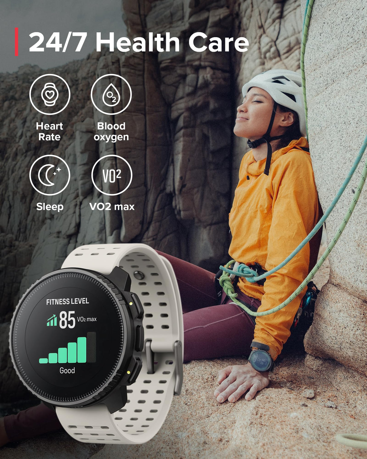 SUUNTO Vertical Reloj Deportivo - Smartwatch GPS, GPS de Doble Frecuencia, Mapas sin Conexión Gratuitos, Autonomía de hasta 50 Días, Carcasa Resistente Militarmente, Resistente al Agua hasta 100m