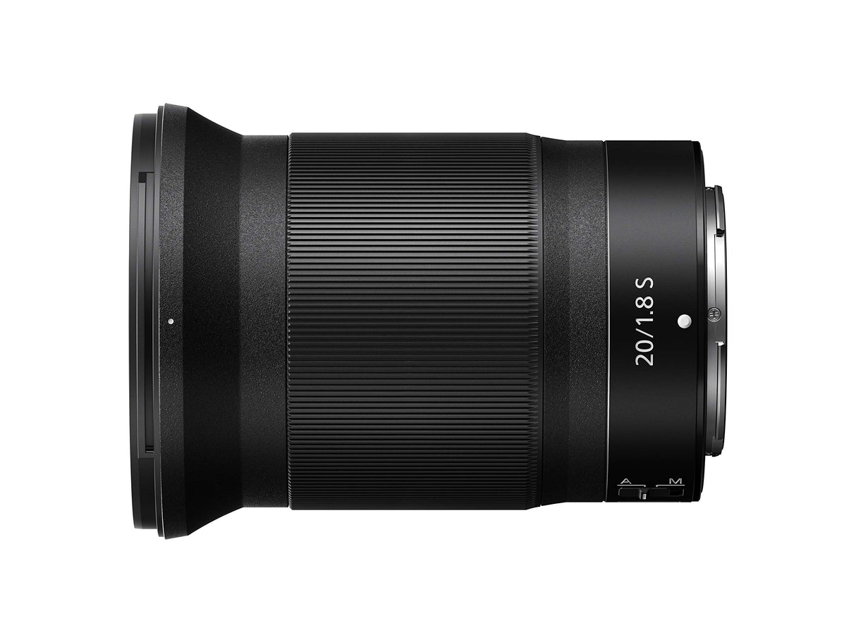 Nikon Nikkor Z 20 mm f/1.8 S, Lente ultragrandangular Brillante de Longitud Focal Fija f/1.8, Negro, Tarjeta Nital: 4 años de garantía