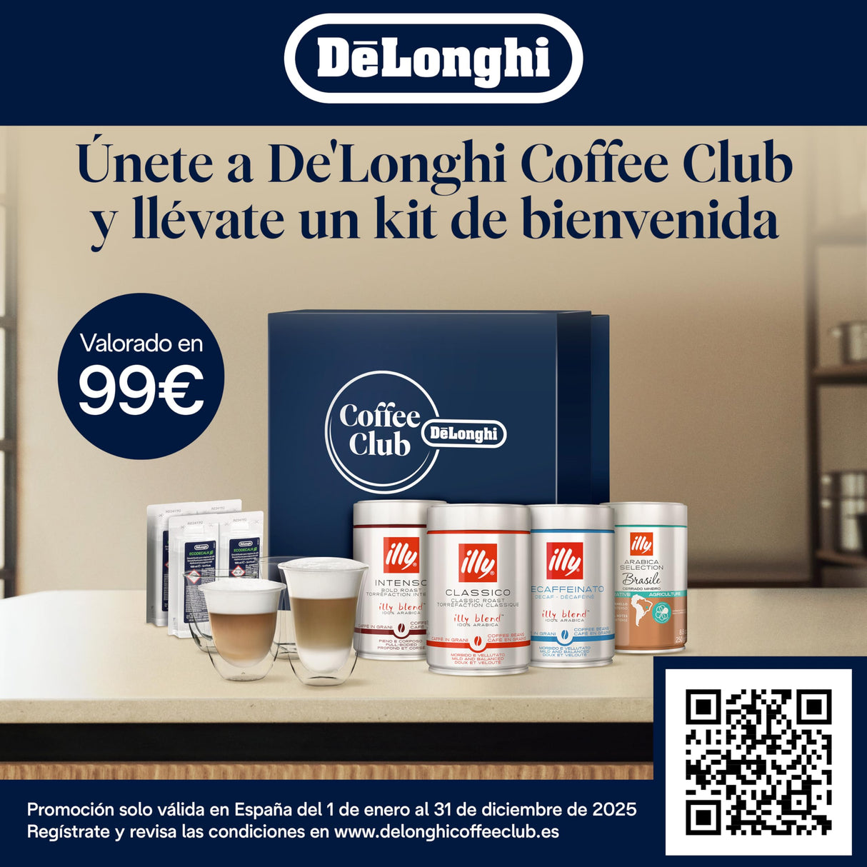 De'Longhi Rivelia EXAM440.35.B, Cafetera Superautomática con Espumador de Leche Manual, Tamaño Compacto, 8 Recetas, Pantalla Táctil a Color, Negro Ónix