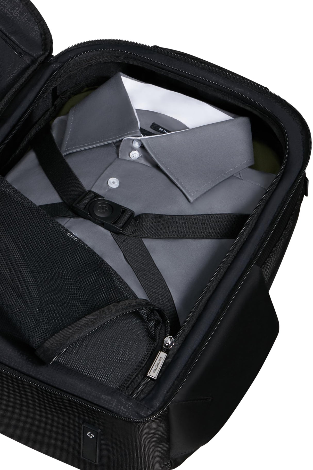 Samsonite Openroad 2.0 - Bolsillo de cabina EasyJet con compartimento para computadora portátil 15.6 pulgadas, 35 x 20 x 45 cm, 22.5 L, 1.40 kg, mano, mochila de aviones subestimales, negro (negro)