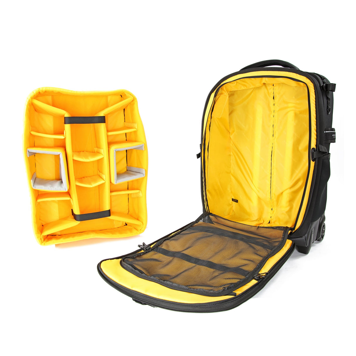 VANGUARD Alta Fly 62T - Bolsa para cámara réflex Digital, Carrito de 2 Ruedas, opción de Almacenamiento para Drones