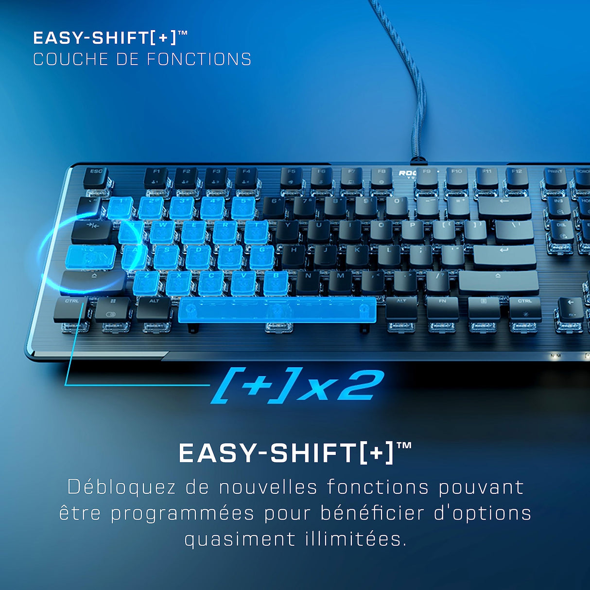 ROCCAT Vulcan II – Teclado mecánico para Juegos para PC, Teclas retroiluminadas RGB Personalizables, reposamuñecas extraíbles, Titan II Linear Switches, Negro