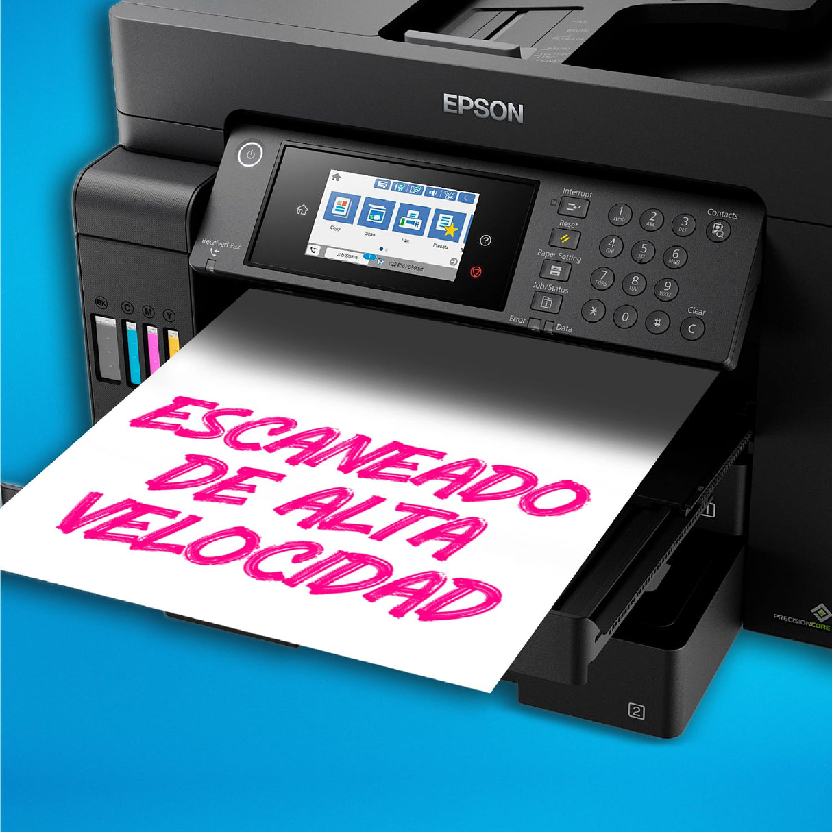 Impresora multifunción EcoTank ET-16605 A3+ con depósito de tinta, conexión Wi-Fi y fax