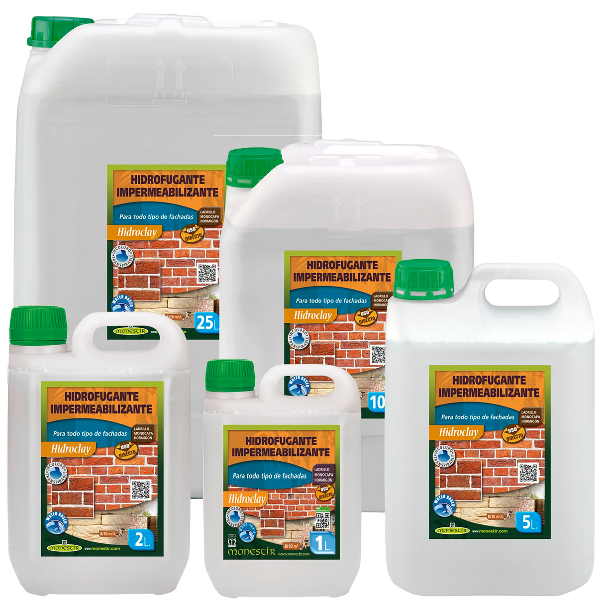 Monestir - HIDROCLAY, Hidrofugante Impermeabilizante de Fachadas - 25 Litros