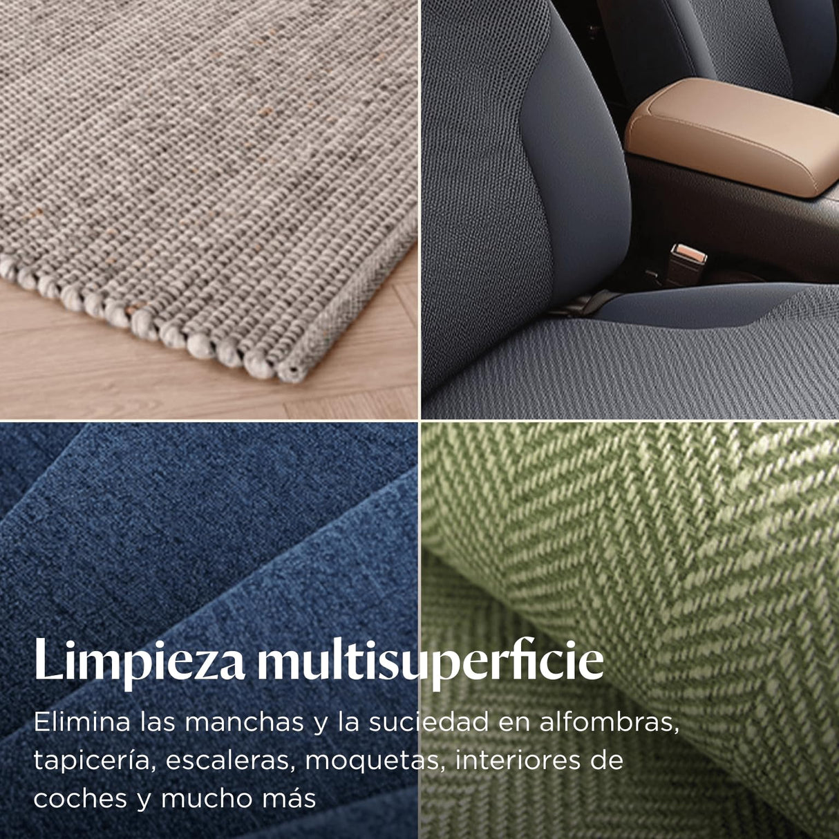 BISSELL SpotClean ProHeat Advanced, Aspiradora de agua tapiceria, limpia tapicerias multisuperficie compacta, Potente 1125W, Sistema triple limpieza profunda para manchas difíciles, Con cable, 3924N