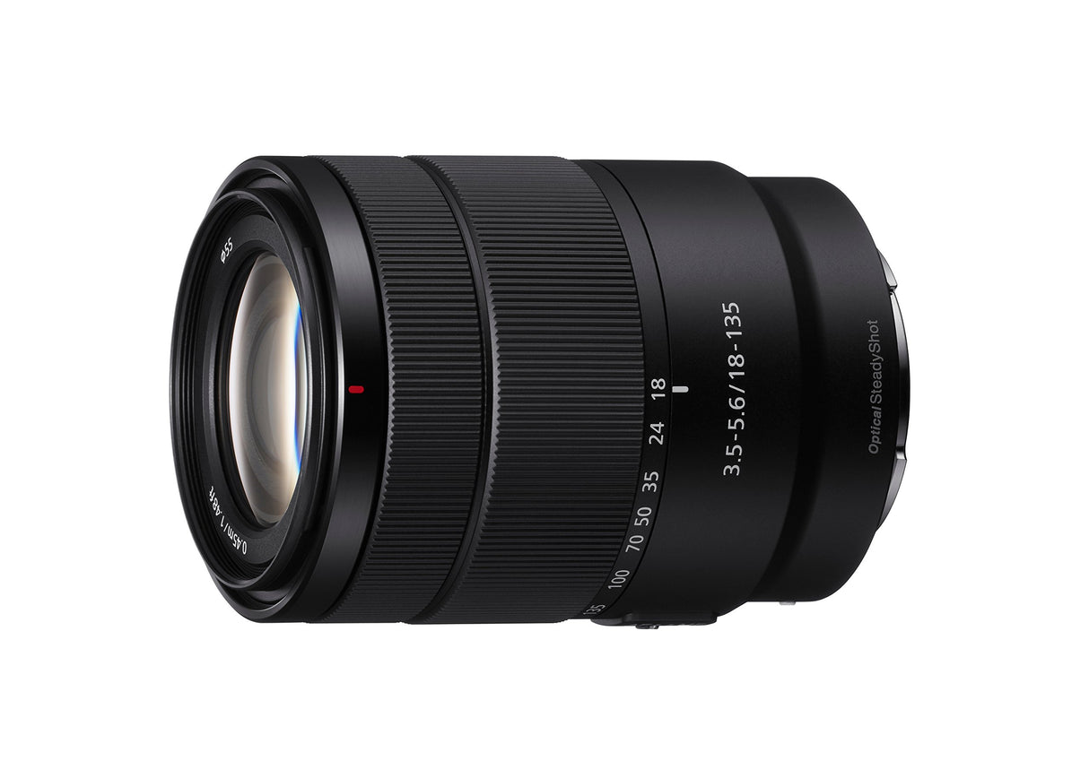 Sony ILCE6400AMB.CEC Alpha 6400 Cámara Evil APS-C con Objetivo Zoom 18-135mm f/3.5-5.6, Enfoque automático rápido 0.02s, 24.2 Megapíxeles, grabación de vídeos en 4K y Pantalla inclinable para Vlogging