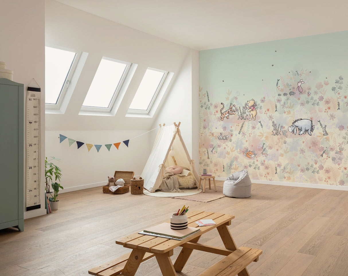 Komar WTD - Papel pintado fotográfico para habitación infantil (300 x 250 cm), diseño de Winnie the Pooh