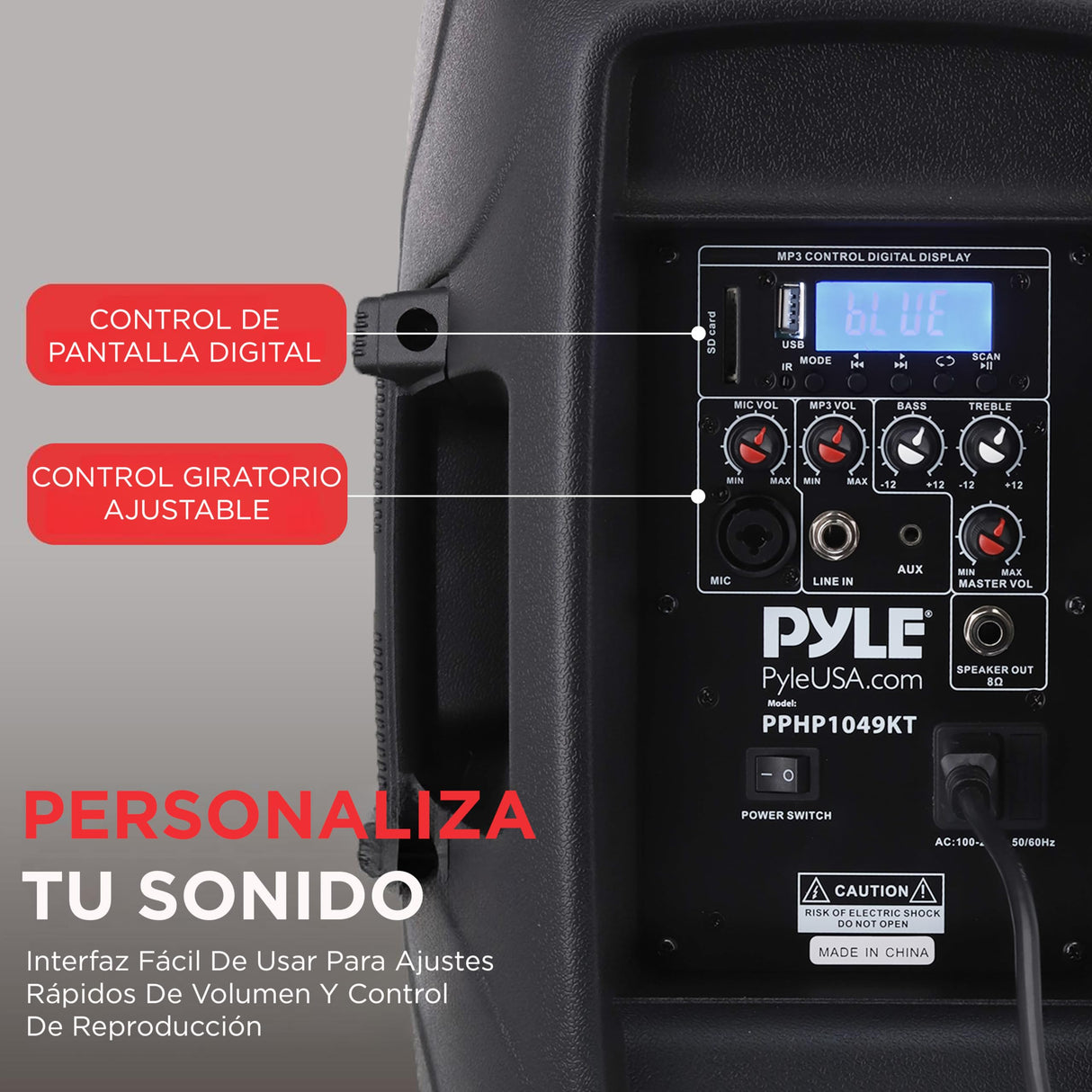 Pyle Altavoces, Bocinas, para DJ, Activos, Pasivos, 1000V, Bluetooth, Microfono, Control Remoto