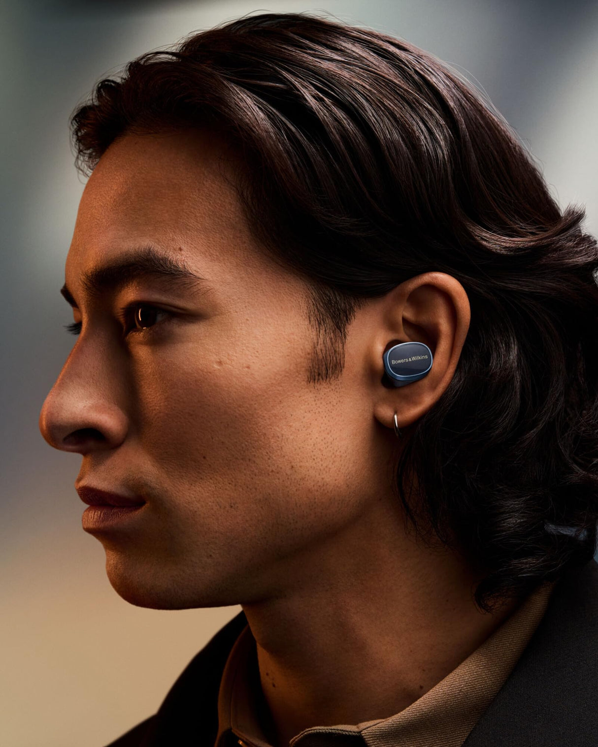 Bowers & Wilkins Pi8 Auriculares inalámbricos True Wireless con Bluetooth, AptX, cancelación de Ruido Activa (ANC) y micrófonos Integrados - Midnight Blue