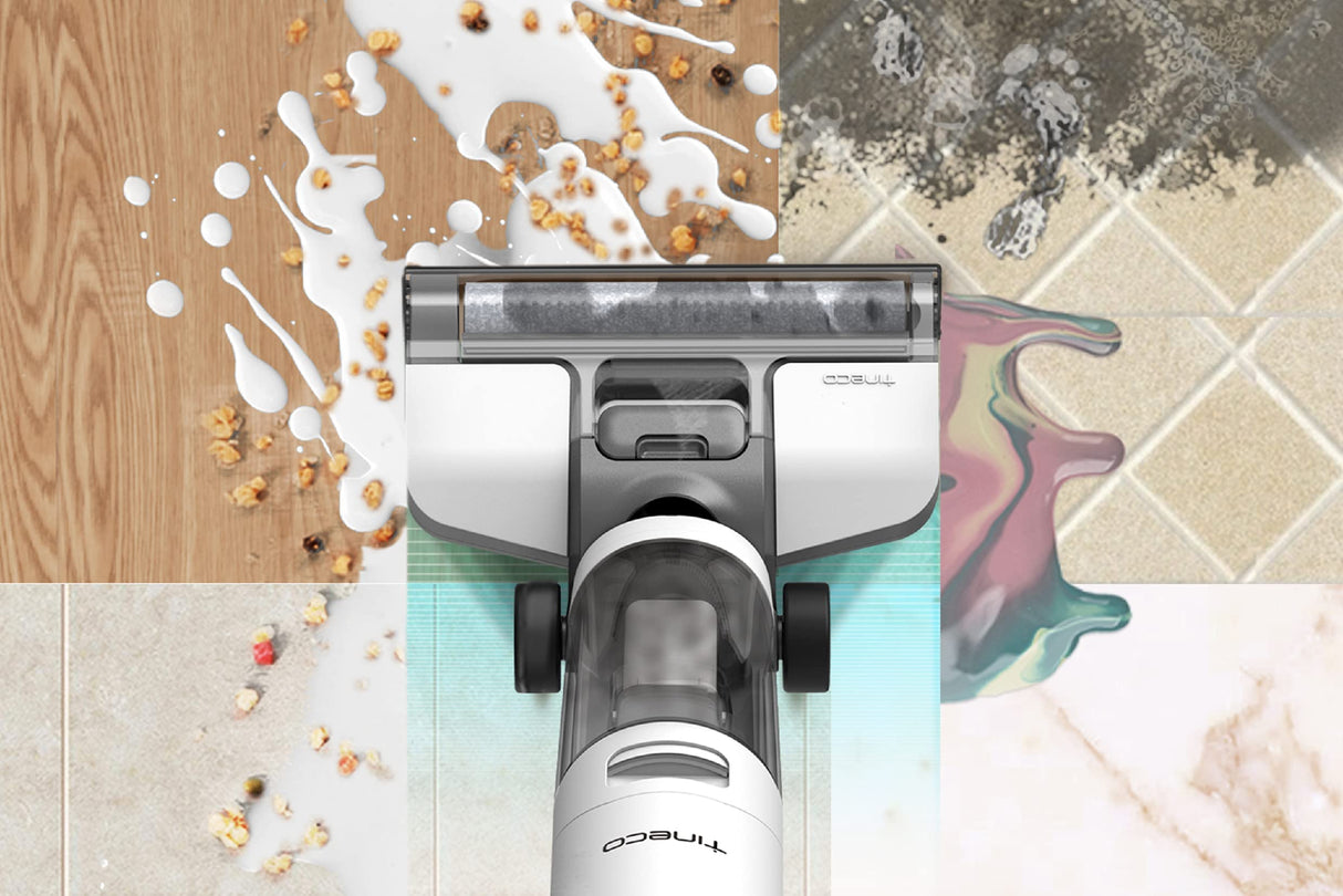 Tineco iFloor Breeze Essentials Aspirador en seco y húmedo, plástico, Gris/Blanco