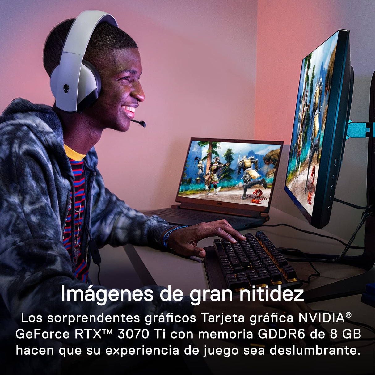 Dell G15 5520 - Ordenador portátil Gaming 15.6" FullHD (Intel Core i7-12700H , 16GB RAM, 1TB SSD, NDIVIA RTX 3070Ti,Windows 11) Gris – Teclado QWERTY español