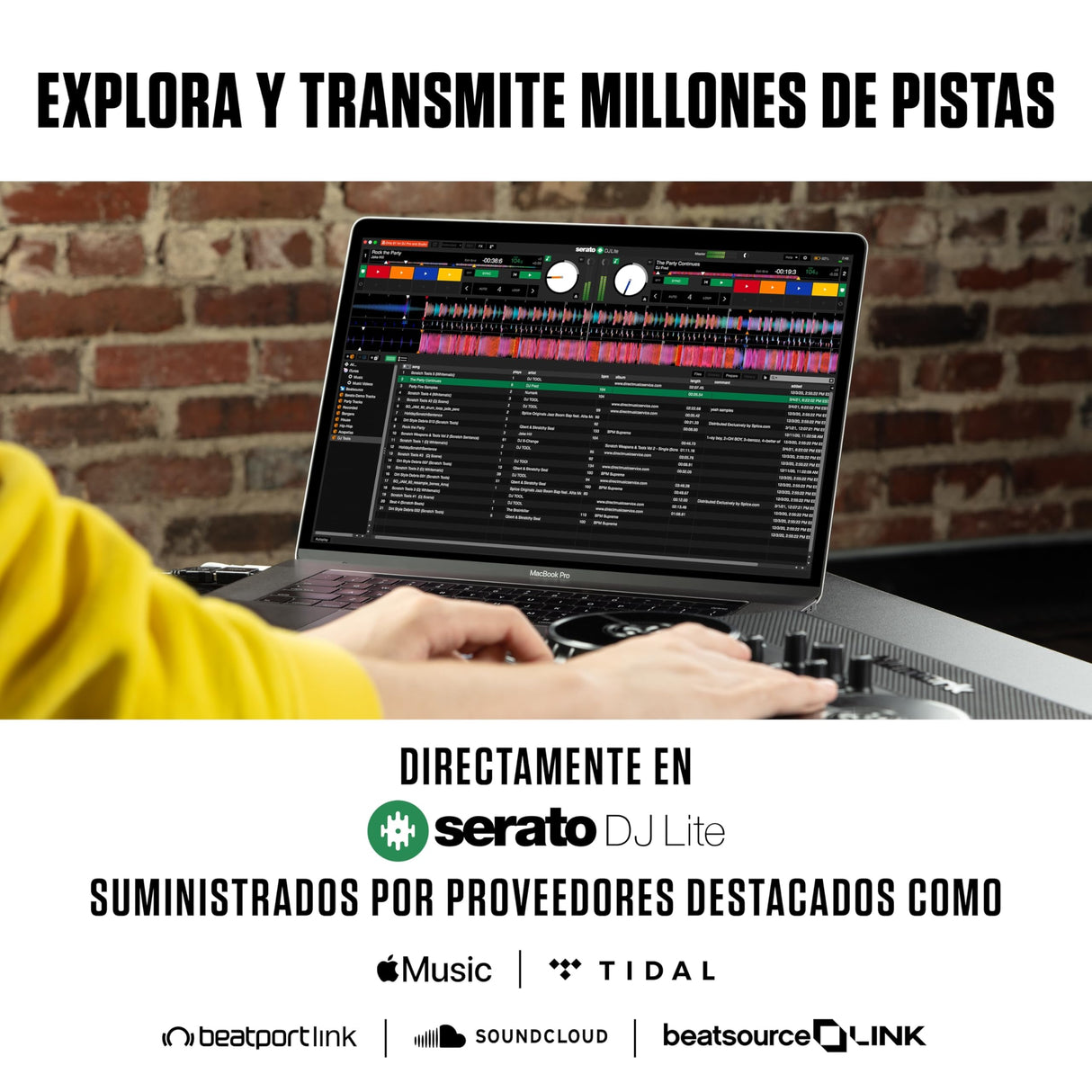 Numark Party Mix Live Controladora DJ, Mesa DJ Con Luces DJ, Altavoces, Mezclador DJ e Interfaz Audio, Con Serato DJ Lite