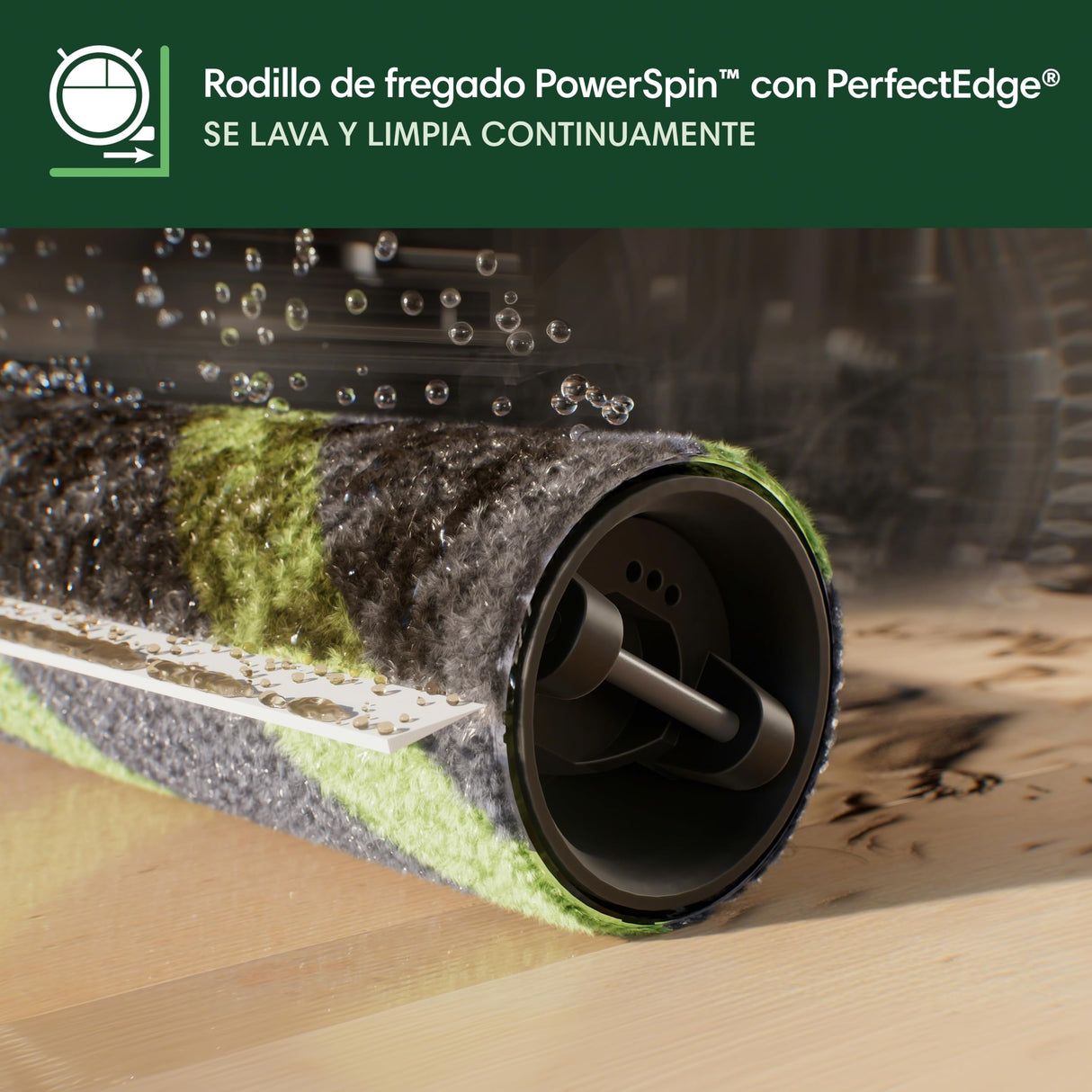 iRobot Roomba MAX 705 Combo con Base AutoWash multifunción y Agua Caliente, Rodillo de fregado PowerSpin Extensible, Cubierta Protectora, cepillos Dobles, fregado y Secado con Calor, LiDAR 3D con IA
