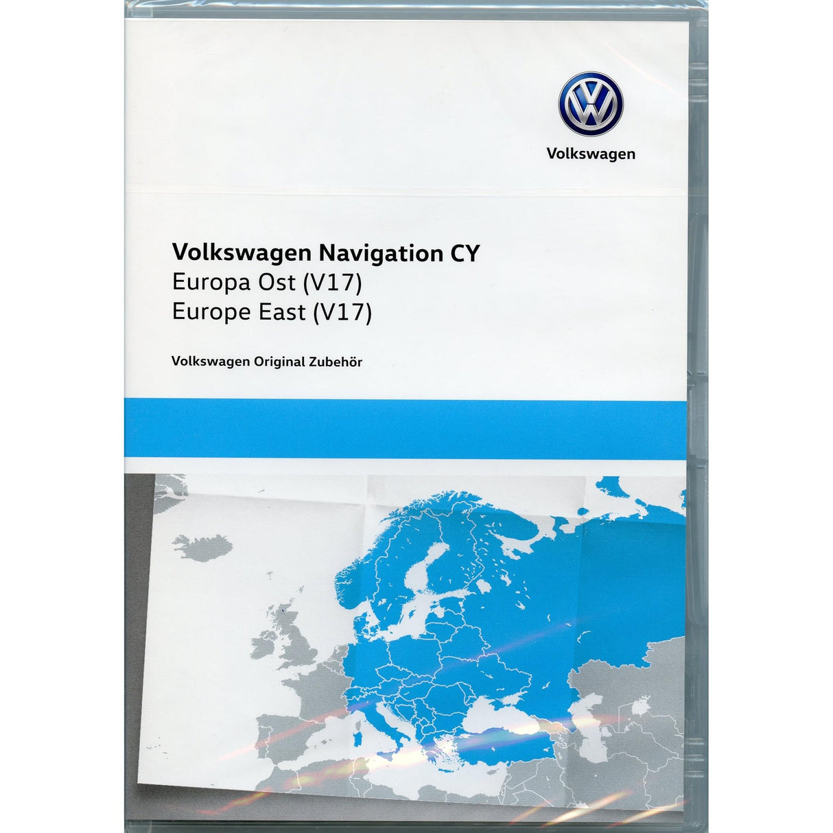 Volkswagen 1T0051859AR Navegación DVD Datos de mapas Europa Oriental V17 Sistema de navegación *** Solo para RNS510/RNS810 *** Solo para Plataforma CY *** Comprobar compatibilidad VORAB. ***