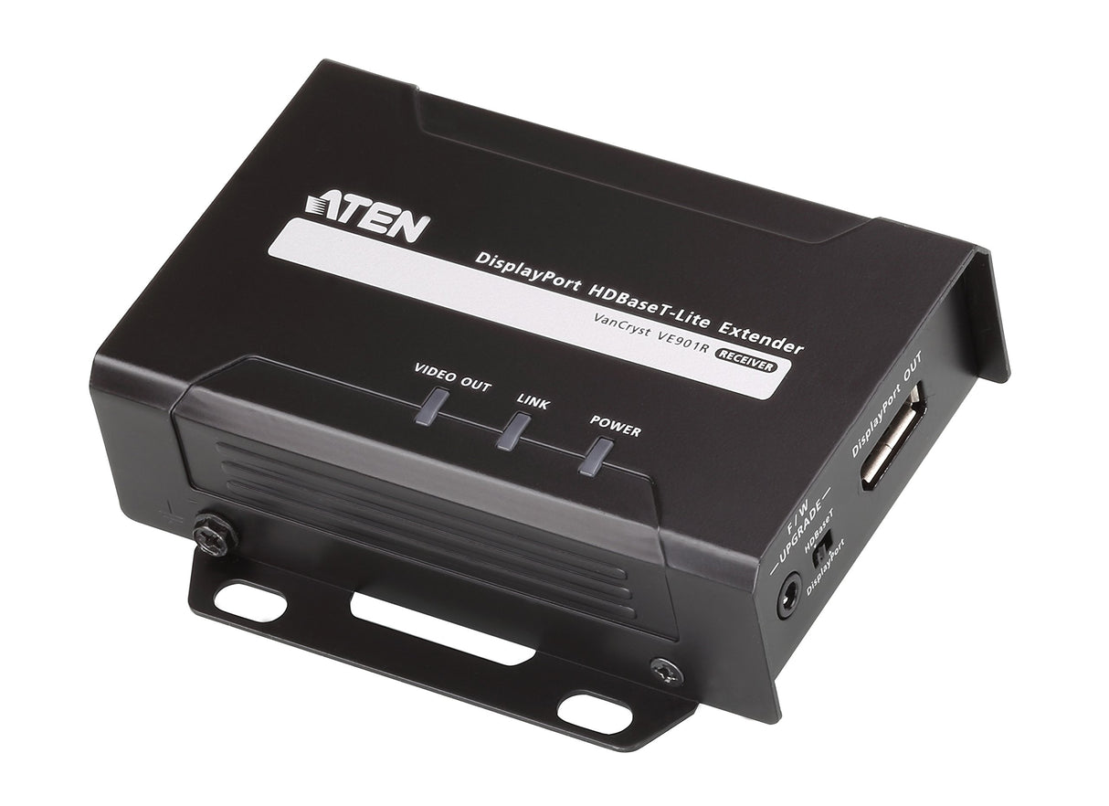 ATEN VE901 Extensor Audio/Video Transmisor y Receptor de señales AV Negro