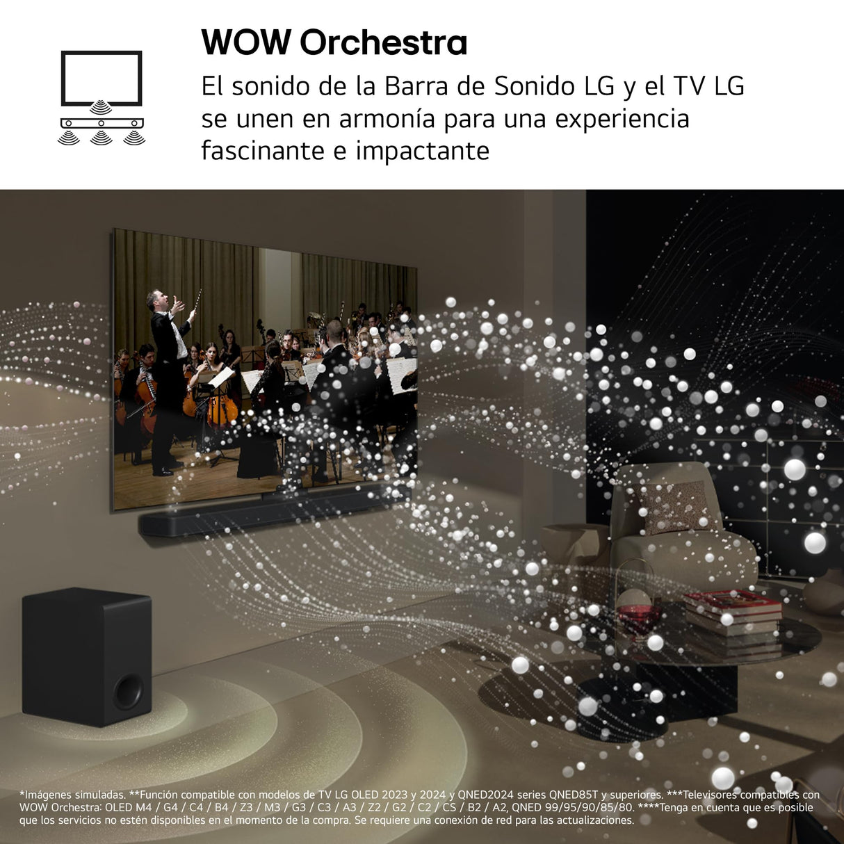 LG S70TR - Barra de Sonido Inteligente, 500W Potencia y 5.1.1 Canales, Altavoces Dobles Traseros Inalámbricos, Sonido Envolvente Dolby Atmos y DTS:X, Hi-Res 24bits/96kHz