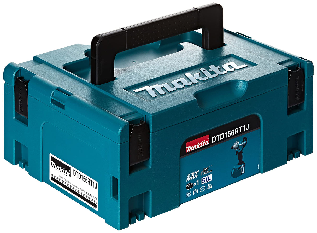 MAKITA DTD156RT1J - Atornillador impacto 18v lxt 5ah 155nm