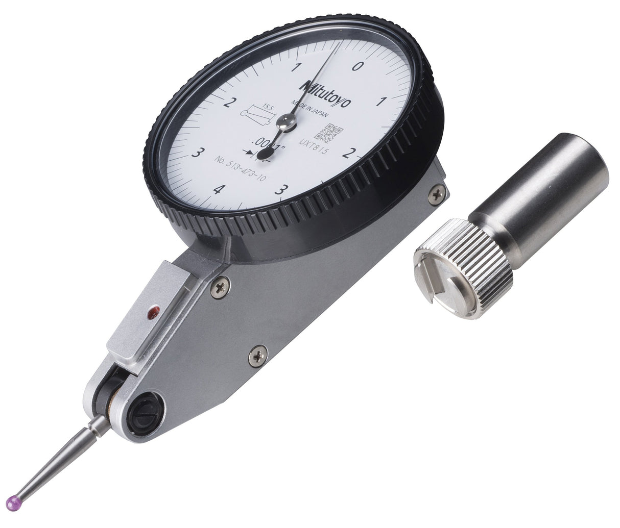 Mitutoyo 513-473-10E DIAL TI, BAS, STD 0.008", 0.00004" Precisión, 0.0001", Blanco (Paquete de 5)