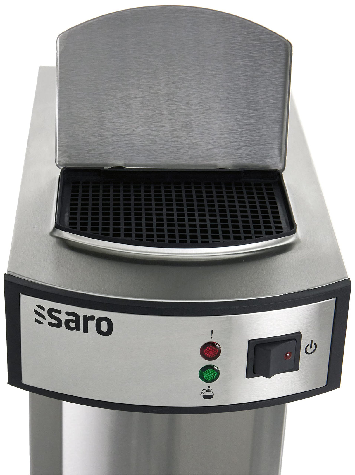 Saro Cafetera con termo de acero inoxidable – 2,2 L – Tiempo de preparación de 5 – 6 minutos – Protección contra funcionamiento en seco – 2,069 kW – Modelo THERMO 24