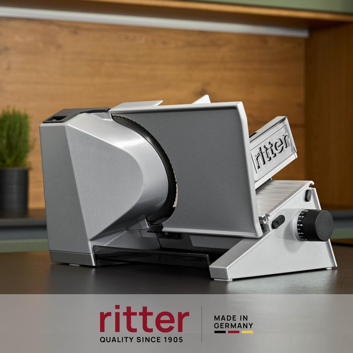 ritter contura 3, Cortadora de Alimentos Eléctrica y Rebanadora de Pan de Metal Macizo