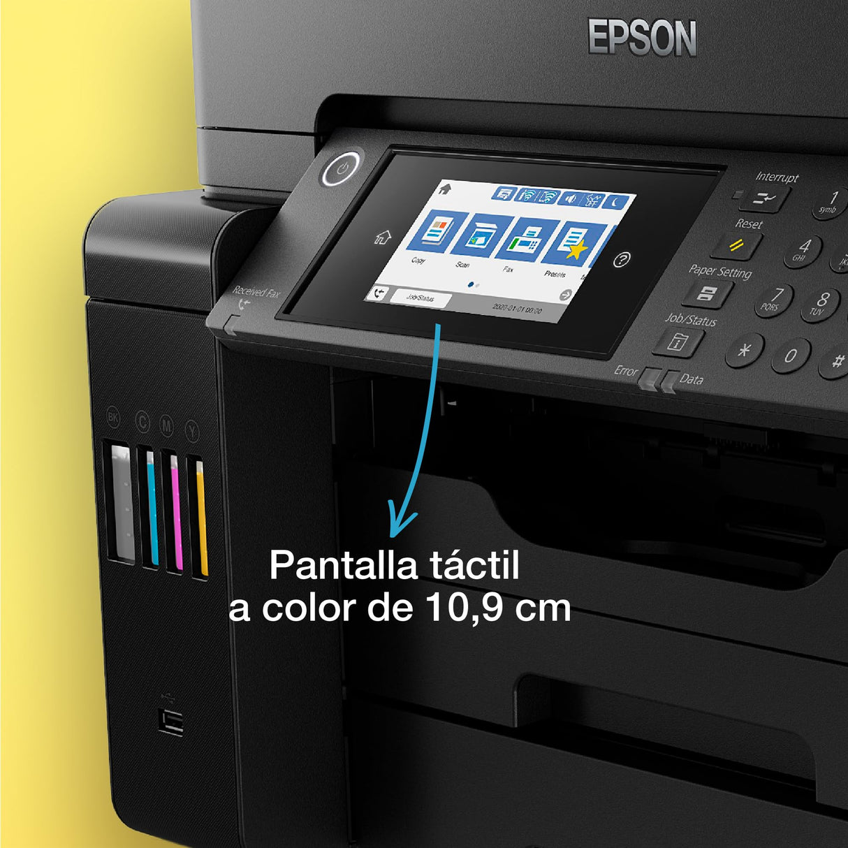 Impresora multifunción EcoTank ET-16605 A3+ con depósito de tinta, conexión Wi-Fi y fax