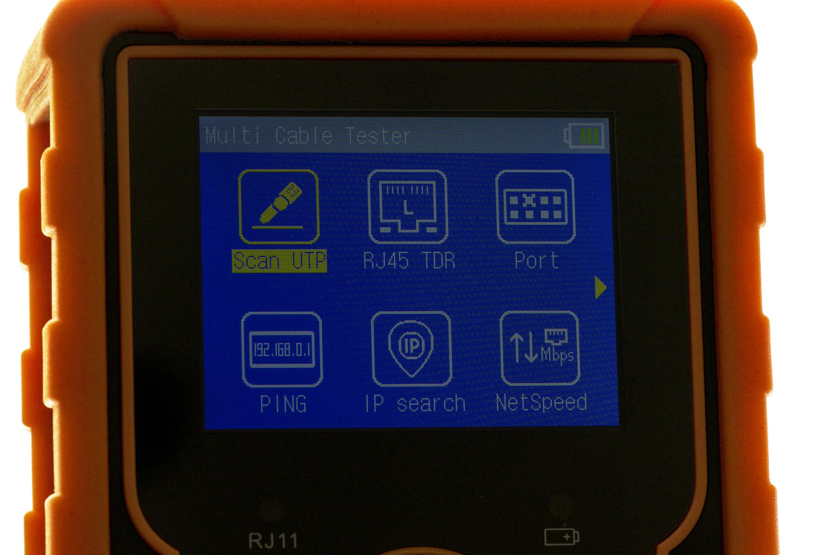 KALEA-INFORMATIQUE Comprobador TDR para cables de red RJ45 y BNC: mapeo, continuidad, longitud, PING, localización, simulador de actividad