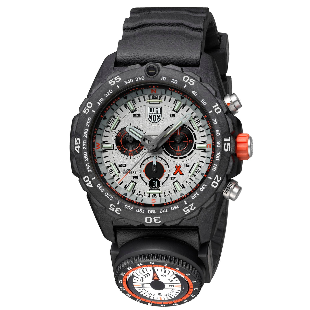 Luminox Reloj Analógico para Hombres de Cuarzo con Correa en Caucho XB.3748