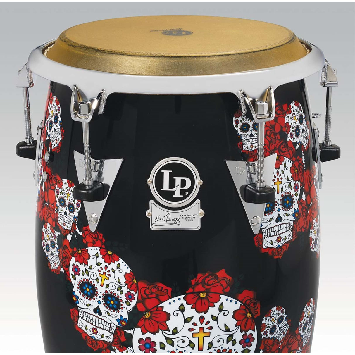 Latin Percussion Conga Karl P Signature Top Tuning Fibra de Vidrio 12 1/2" Tumba LP810T-KP
