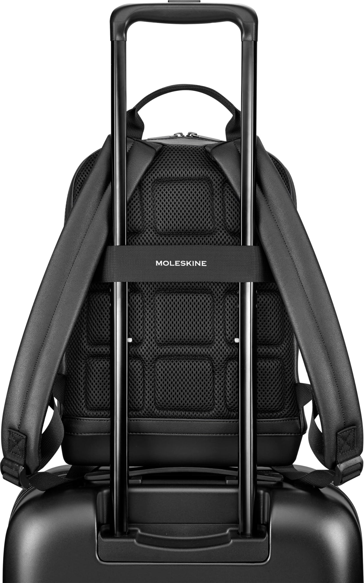 Moleskine Mochila Pequeña, Colección Classic, Mochila Compatible ConTablet, iPad, Laptop Hasta 11 Pulgadas, Dimensiones 25 x 36 x 7 cm, Color Negro