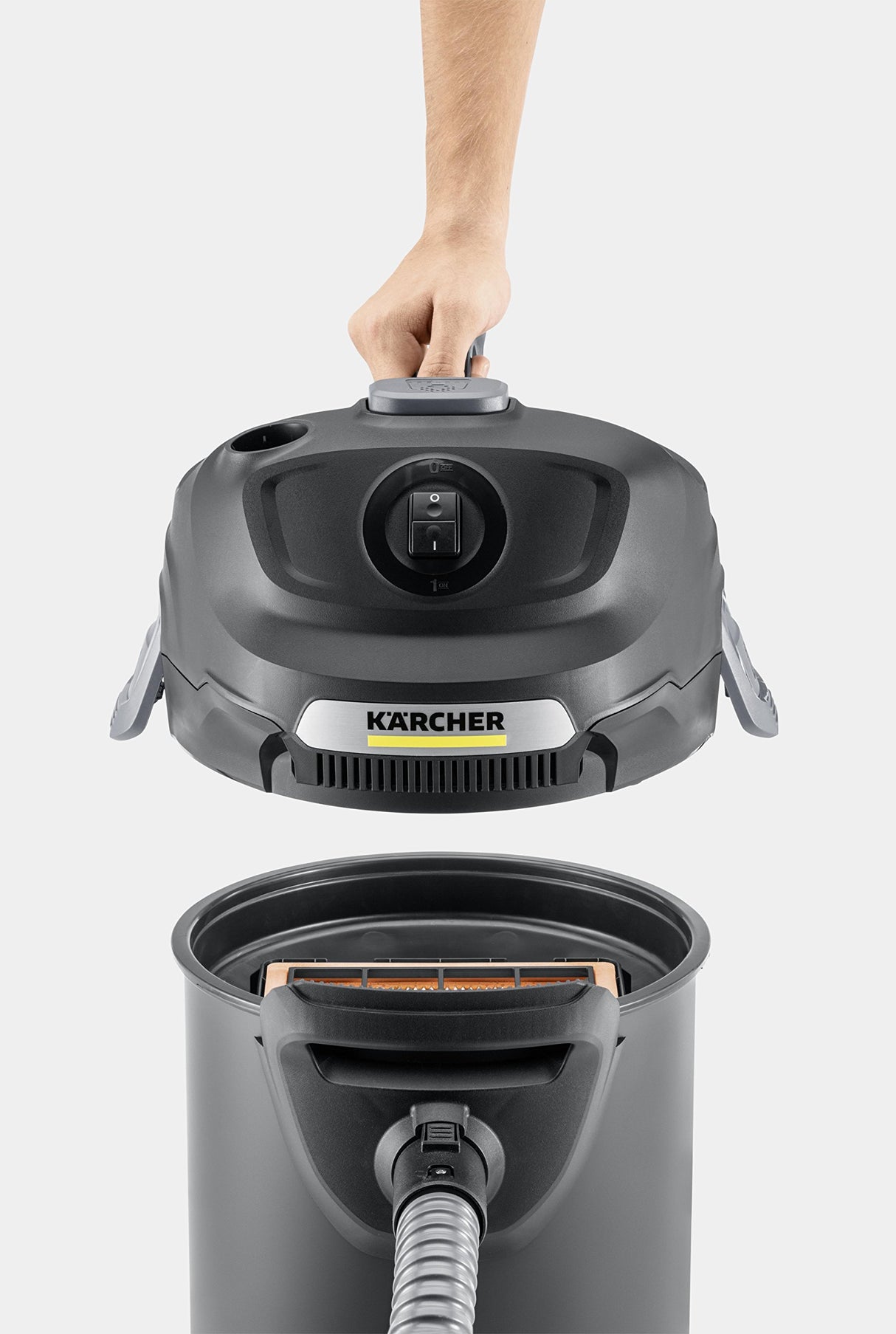 Kärcher 1.629-731.0 Aspirador seco AD4 PREM.600W 1Negro/ Amarillo, 600W