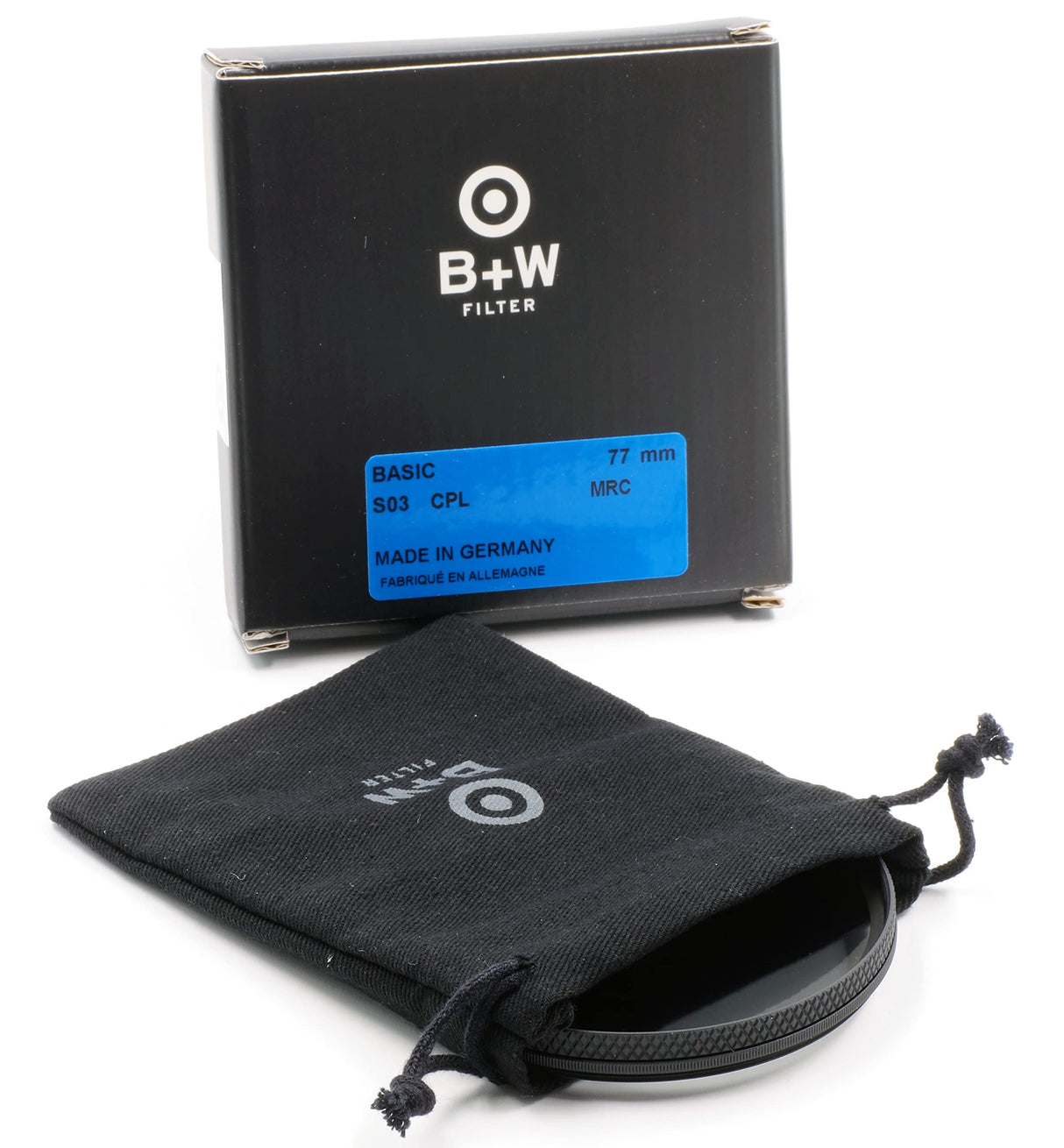 B+W Basic Circular Polarising Filter MRC 82 mm - Sustituye a F-Pro 66-1081903
