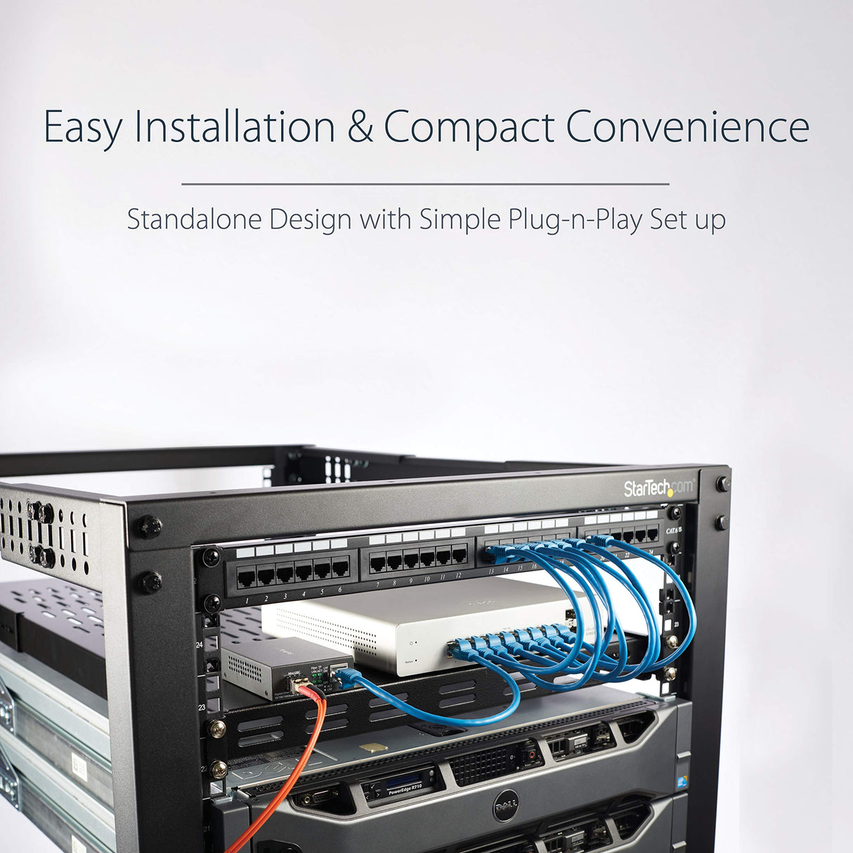 StarTech.com Conversor Compacto de Medios Ethernet Gigabit a Fibra Multimodo LC - 550m - Con transceptor MM SFP
