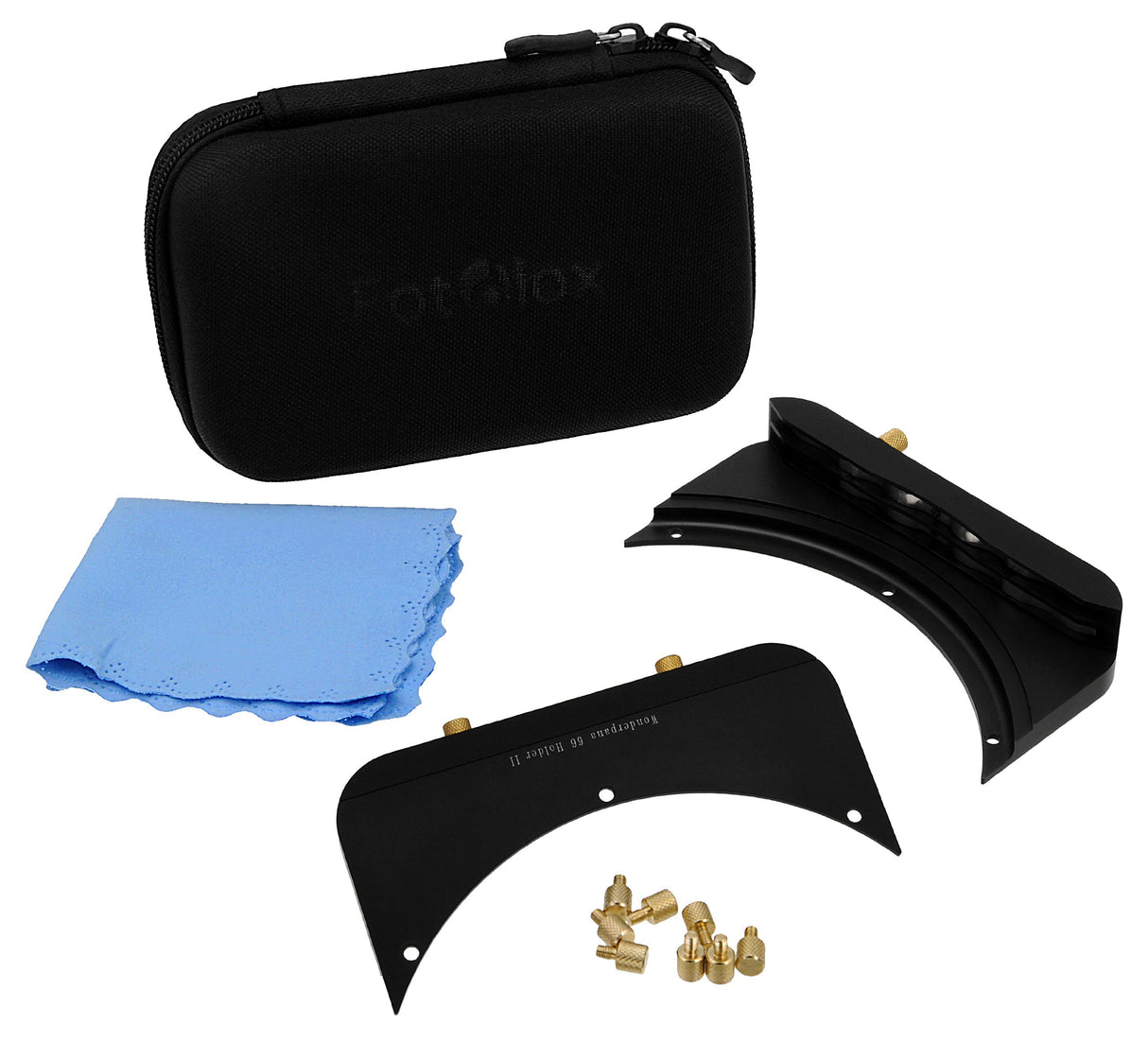 Fotodiox WonderPana 66 FreeArc Essentials ND 0.9se con soporte de 145 mm Sistema de filtro Kit/tapa de objetivo/Fotodiox Pro 6,6 (21,59 x 21,59 cm densidad neutra, transición suave 0,9 ND/145 mm ND16 Filtros para Sigma 12 – 24 mm f/4.5 – 5.6 EX DG ASP HSM