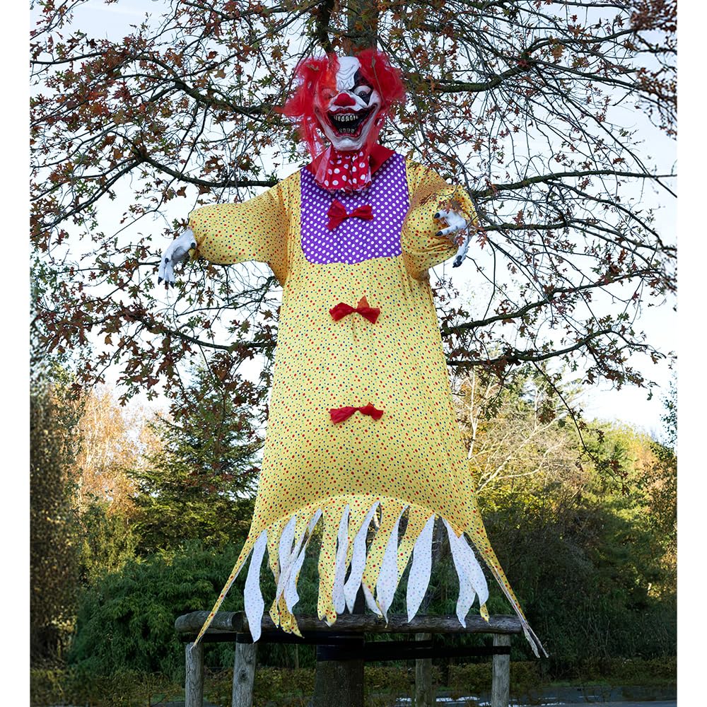 Boland- Halloween Decoración Colgante Payaso Gigante, Multicolor, 350 cm (73226)