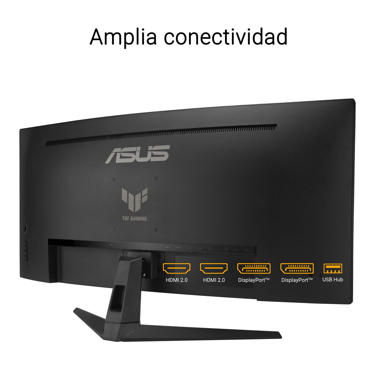 ASUS TUF Gaming VG34VQ3B - Monitor Gaming de 34 Pulgadas WQHD (3440x1440), Curvo, 180 Hz, ELMB Sync, FreeSync Premium, 1 ms MPRT, 90% DCI-P3, DisplayWidget Center
