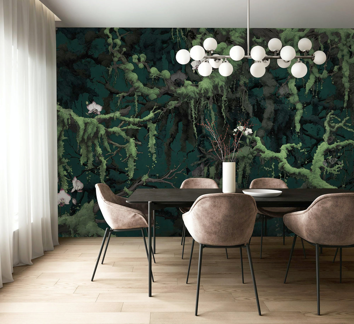 Komar Papel pintado fotográfico no tejido, idea de orca, tamaño 350 x 250 cm, decoración de pared, salón, dormitorio, oficina